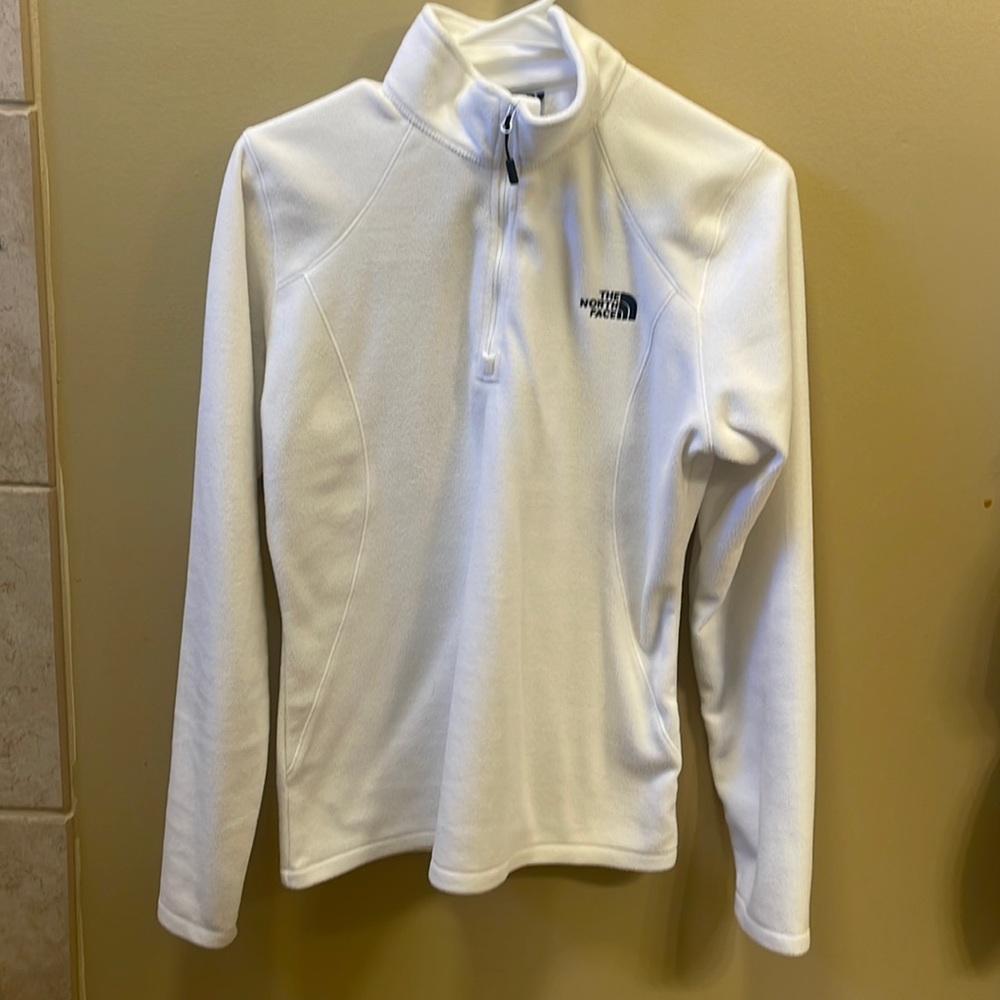 North Face White Pullover